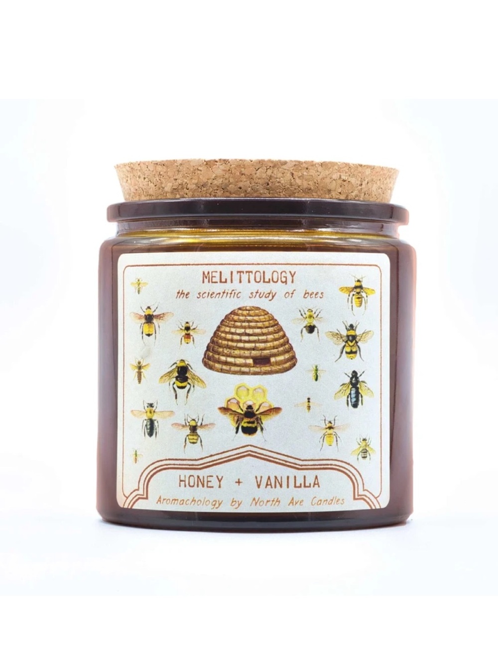 Aromachology Melittology Honey + Vanilla Scented Jar Candle